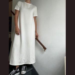 MANGO - FLARED LONG DRESS